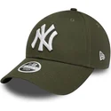 lippikset-kaareva-vihrea-saadettava-nauha-9forty-league-essential-new-york-yankees-mlb-new-era