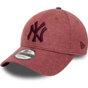 lippikset-kaareva-punainen-saadettava-nauha-9forty-jersey-essential-new-york-yankees-mlb-new-era