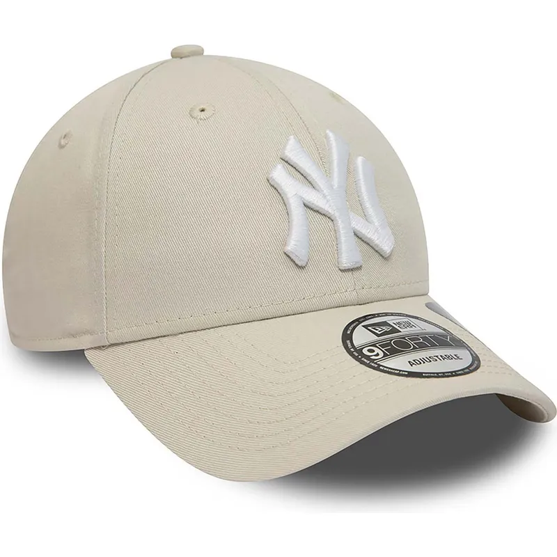 lippikset-kaareva-beige-saadettava-nauha-9forty-repreve-league-essential-new-york-yankees-mlb-new-era