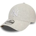 lippikset-kaareva-beige-saadettava-nauha-9forty-jersey-essential-new-york-yankees-mlb-new-era