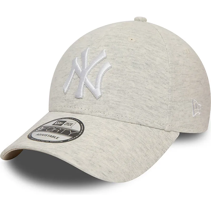 lippikset-kaareva-beige-saadettava-nauha-9forty-jersey-essential-new-york-yankees-mlb-new-era