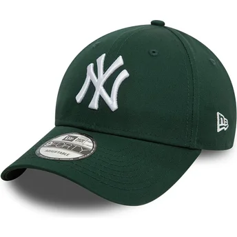 Lippikset kaareva vihreä säädettävä nauha 9FORTY League Essential New York Yankees MLB New Era