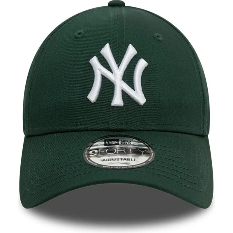 cap-kaareva-green-adjustable-strap-9forty-league-essential-new-york-yankees-mlb-new-era cap-kaareva-green-adjustable-strap-9forty-league-essential-new-york-yankees-mlb-new-era