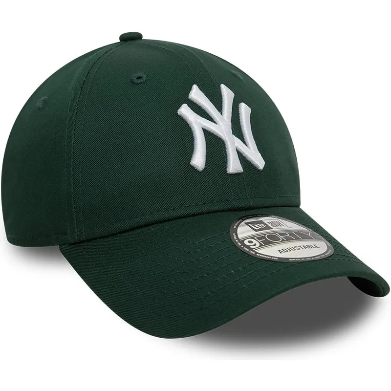 lippikset-kaareva-vihrea-saadettava-nauha-9forty-league-essential-new-york-yankees-mlb-new-era