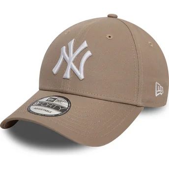 Lippikset kaareva ruskea säädettävä nauha 9FORTY League Essential New York Yankees MLB New Era