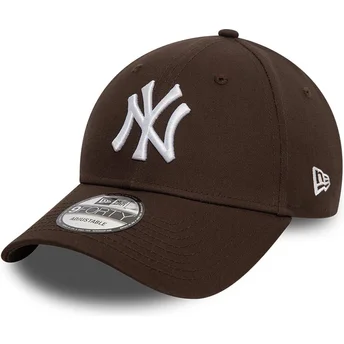 Lippikset kaareva ruskea säädettävä nauha 9FORTY League Essential New York Yankees MLB New Era