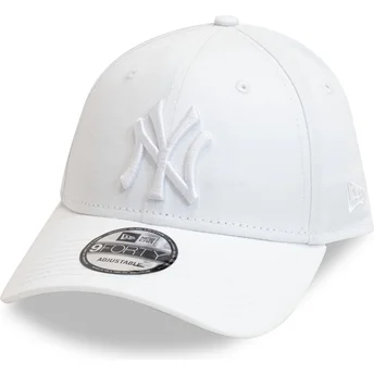Cap kaareva white adjustable strap 9FORTY League Essential New York Yankees MLB New Era