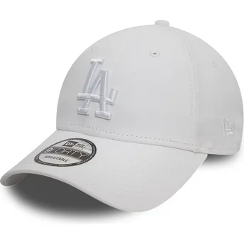 Cap kaareva white adjustable strap 9FORTY League Essential Los Angeles Dodgers MLB New Era