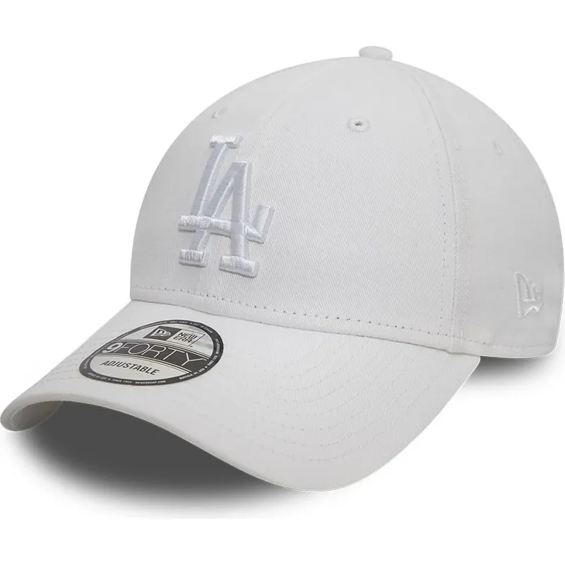 cap-kaareva-white-adjustable-strap-9forty-league-essential-los-angeles-dodgers-mlb-new-era