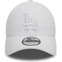 lippikset-kaareva-valkoinen-saadettava-nauha-9forty-league-essential-los-angeles-dodgers-mlb-new-era