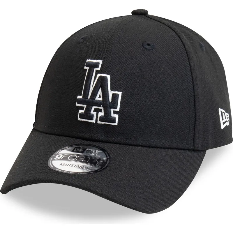 cap-kaareva-black-adjustable-strap-9forty-pop-outline-los-angeles-dodgers-mlb-new-era cap-kaareva-black-adjustable-strap-9forty-pop-outline-los-angeles-dodgers-mlb-new-era
