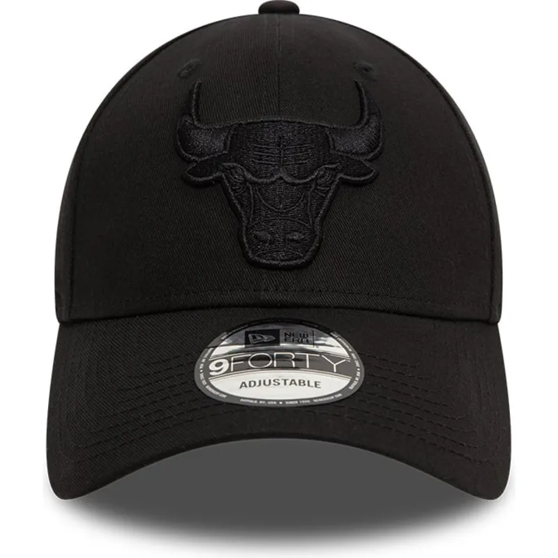 cap-kaareva-black-adjustable-strap-9forty-essential-chicago-bulls-nba-new-era cap-kaareva-black-adjustable-strap-9forty-essential-chicago-bulls-nba-new-era