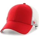 lippikset-kaareva-rekka-punainen-snapback-new-york-yankees-mlb-47-brand