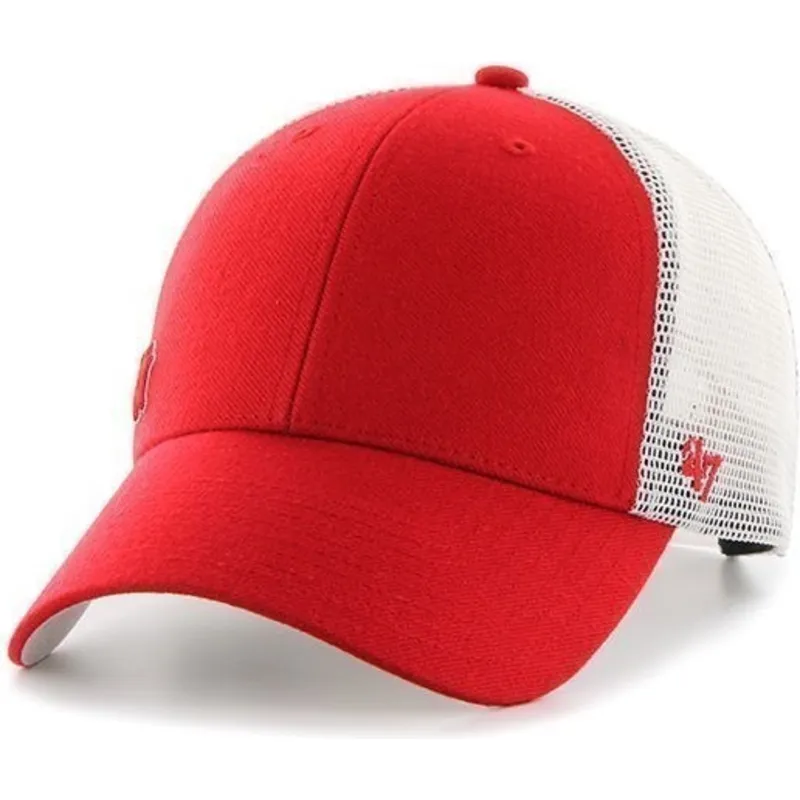 lippikset-kaareva-rekka-punainen-snapback-new-york-yankees-mlb-47-brand