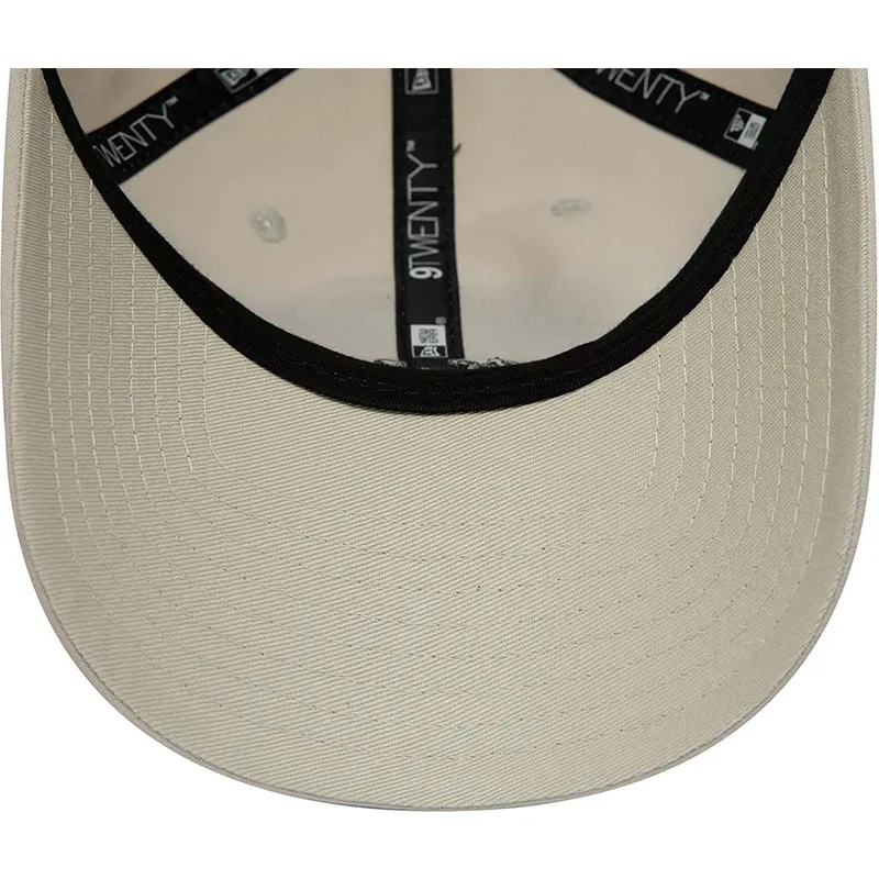 lippikset-kaareva-beige-saadettava-nauha-9twenty-repreve-heritage-script-new-era