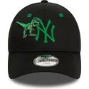 lippikset-kaareva-musta-saadettava-nauha-lapsille-9forty-graphic-new-york-yankees-mlb-new-era