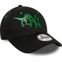 lippikset-kaareva-musta-saadettava-nauha-lapsille-9forty-graphic-new-york-yankees-mlb-new-era