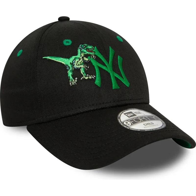 lippikset-kaareva-musta-saadettava-nauha-lapsille-9forty-graphic-new-york-yankees-mlb-new-era