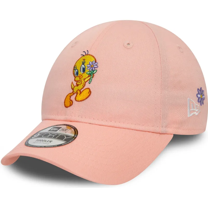 lippikset-kaareva-vaaleanpunainen-saadettava-nauha-lapsille-9forty-piolin-looney-tunes-new-era