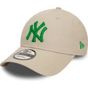 lippikset-kaareva-beige-saadettava-nauha-9forty-league-essential-new-york-yankees-mlb-new-era