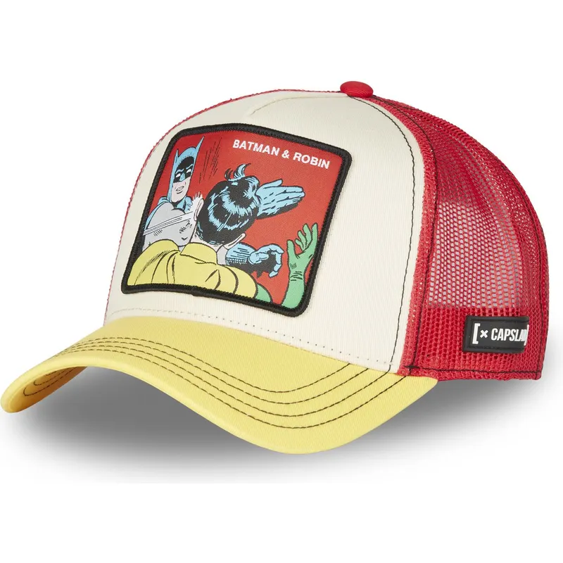 lippikset-kaareva-rekka-monivarinen-snapback-mem3-batman-robin-dc-comics-capslab lippikset-kaareva-rekka-monivarinen-snapback-mem3-batman-robin-dc-comics-capslab