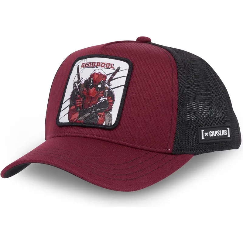 lippikset-kaareva-rekka-punainen-snapback-bad1-deadpool-marvel-comics-capslab