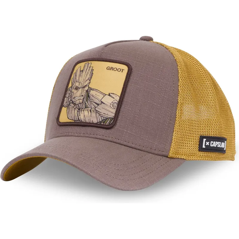 lippikset-kaareva-rekka-ruskea-snapback-gro1-groot-marvel-comics-capslab