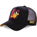 lippikset-kaareva-rekka-musta-snapback-lapsille-kiddaf1-tupu-ankka-looney-tunes-capslab