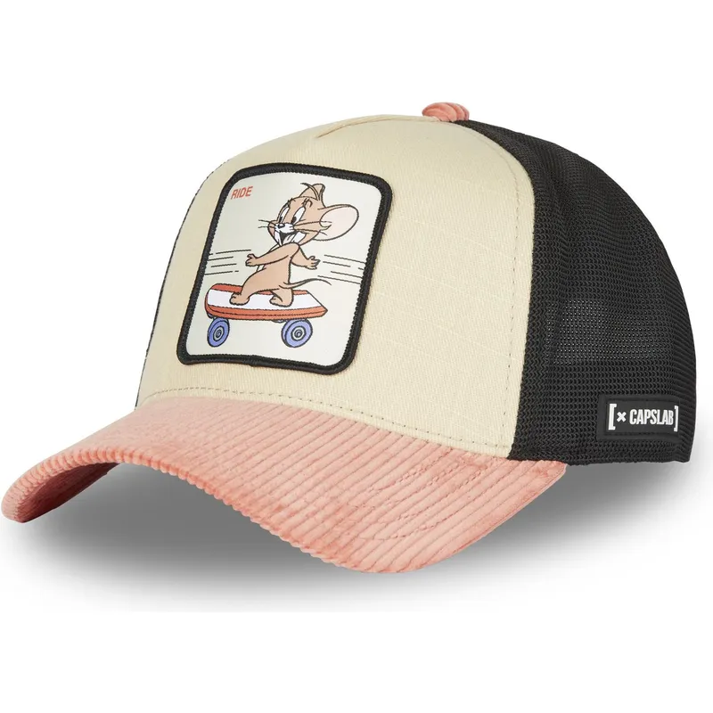 lippikset-kaareva-rekka-monivarinen-snapback-ride-rid-jerry-looney-tunes-capslab