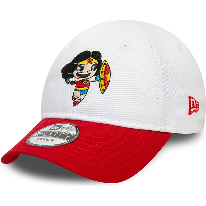 lippikset-kaareva-punainen-saadettava-nauha-lapsille-9forty-wonder-woman-dc-comics-hero-new-era