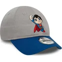lippikset-kaareva-harmaa-saadettava-nauha-lapsille-9forty-superman-dc-comics-hero-new-era