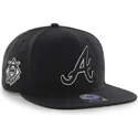 lippikset-littea-musta-snapback-atlanta-braves-mlb-47-brand