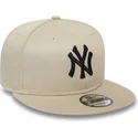 lippikset-littea-beige-snapback-9fifty-league-essential-new-york-yankees-mlb-new-era