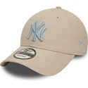 lippikset-kaareva-beige-saadettava-nauha-9forty-league-essential-new-york-yankees-mlb-new-era