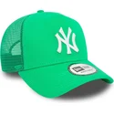 lippikset-kaareva-rekka-vihrea-snapback-a-frame-league-essential-new-york-yankees-mlb-new-era