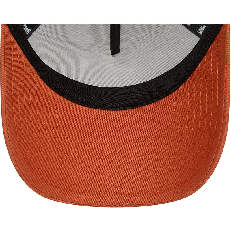 lippikset-kaareva-rekka-ruskea-snapback-a-frame-league-essential-los-angeles-dodgers-mlb-new-era