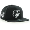 lippikset-littea-musta-snapback-mascota-baltimore-orioles-mlb-47-brand