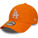 lippikset-kaareva-oranssi-saadettava-nauha-9forty-league-essential-los-angeles-dodgers-mlb-new-era