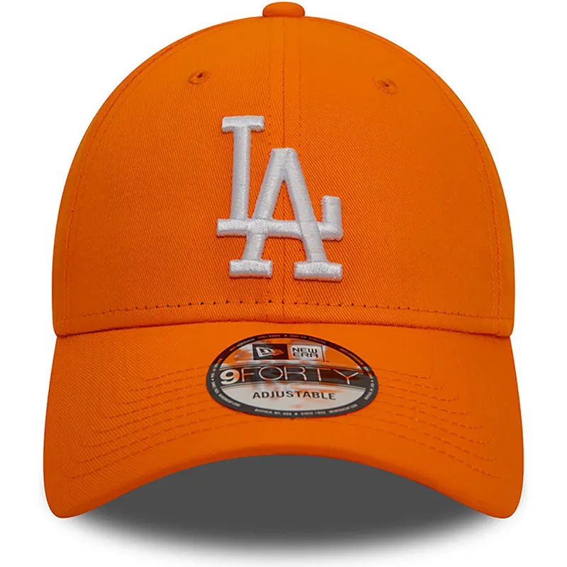 lippikset-kaareva-oranssi-saadettava-nauha-9forty-league-essential-los-angeles-dodgers-mlb-new-era