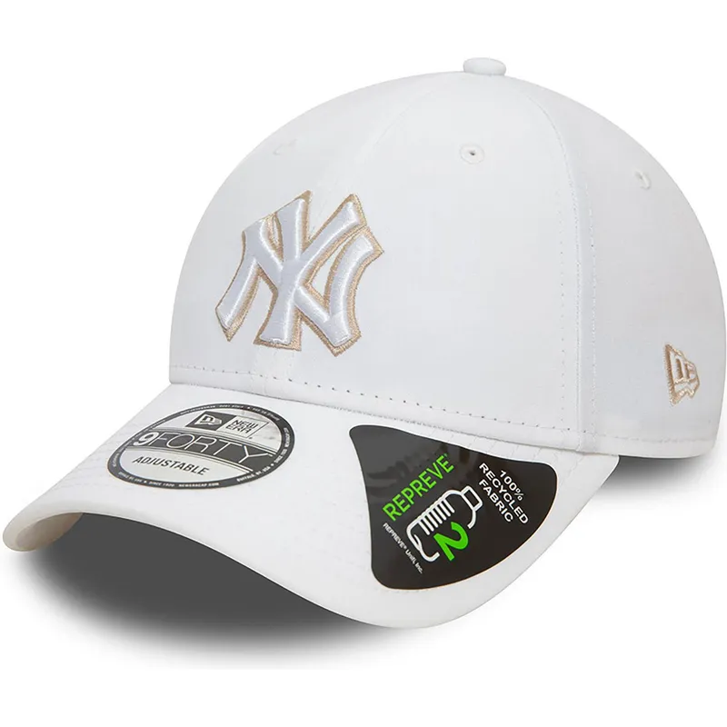 lippikset-kaareva-valkoinen-saadettava-nauha-9forty-repreve-outline-new-york-yankees-mlb-new-era lippikset-kaareva-valkoinen-saadettava-nauha-9forty-repreve-outline-new-york-yankees-mlb-new-era