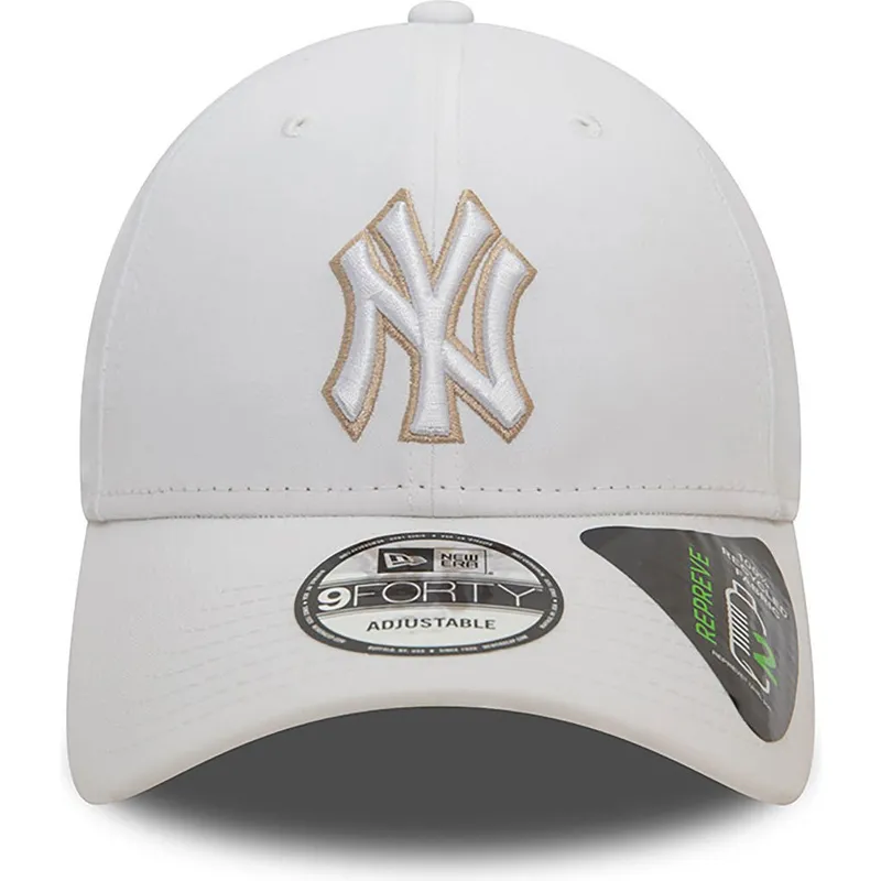lippikset-kaareva-valkoinen-saadettava-nauha-9forty-repreve-outline-new-york-yankees-mlb-new-era lippikset-kaareva-valkoinen-saadettava-nauha-9forty-repreve-outline-new-york-yankees-mlb-new-era