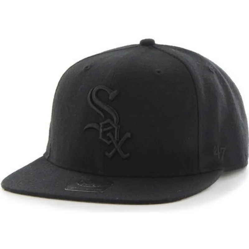 lippikset-littea-musta-snapback-chicago-white-sox-mlb-47-brand lippikset-littea-musta-snapback-chicago-white-sox-mlb-47-brand