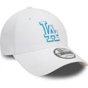 lippikset-kaareva-valkoinen-saadettava-nauha-9forty-team-outline-los-angeles-dodgers-mlb-new-era