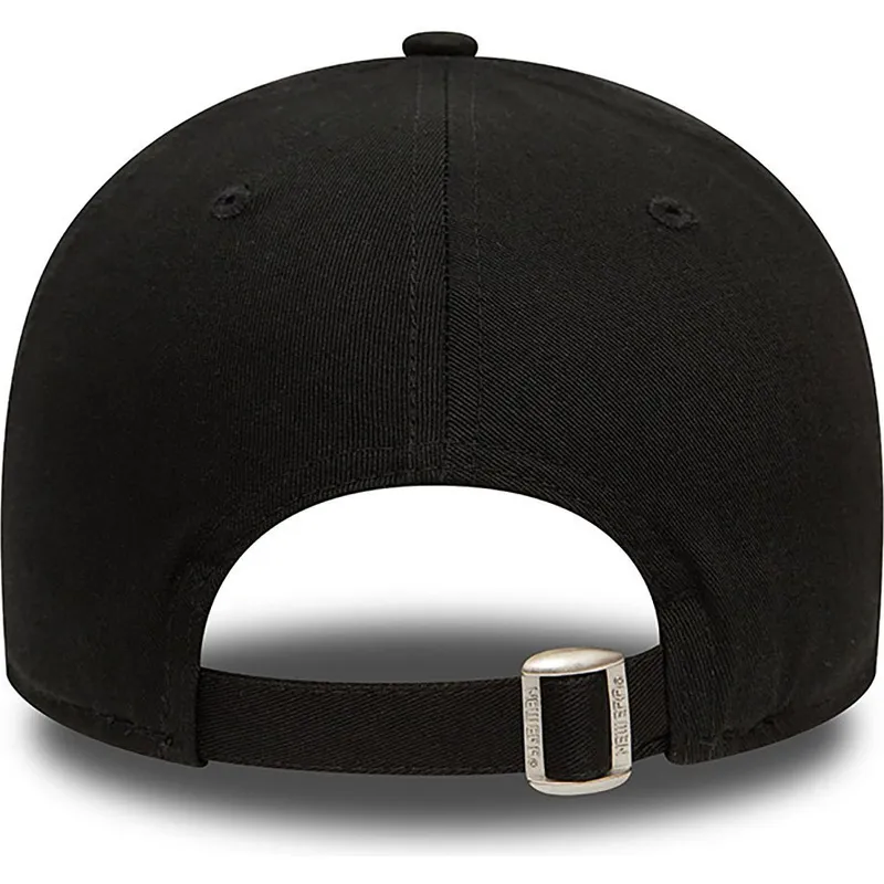 lippikset-kaareva-musta-saadettava-nauha-9forty-team-outline-los-angeles-dodgers-mlb-new-era