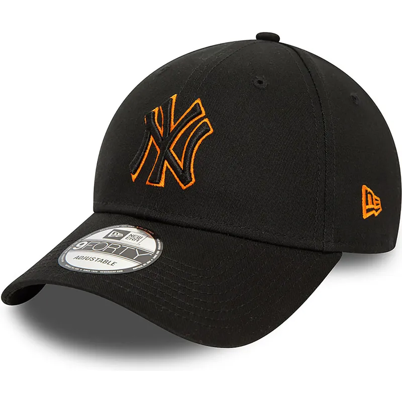 lippikset-kaareva-musta-saadettava-nauha-9forty-team-outline-new-york-yankees-mlb-new-era lippikset-kaareva-musta-saadettava-nauha-9forty-team-outline-new-york-yankees-mlb-new-era