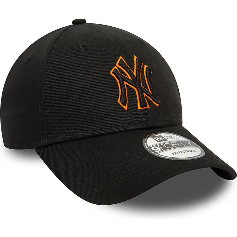 lippikset-kaareva-musta-saadettava-nauha-9forty-team-outline-new-york-yankees-mlb-new-era lippikset-kaareva-musta-saadettava-nauha-9forty-team-outline-new-york-yankees-mlb-new-era