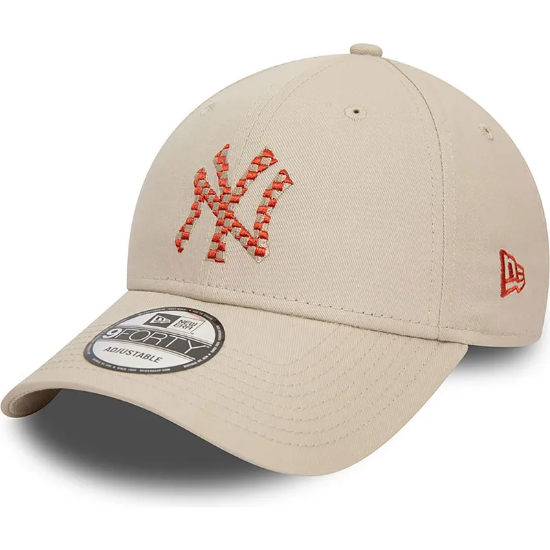 cap-kaareva-beige-adjustable-strap-9forty-seasonal-infill-new-york-yankees-mlb-new-era cap-kaareva-beige-adjustable-strap-9forty-seasonal-infill-new-york-yankees-mlb-new-era