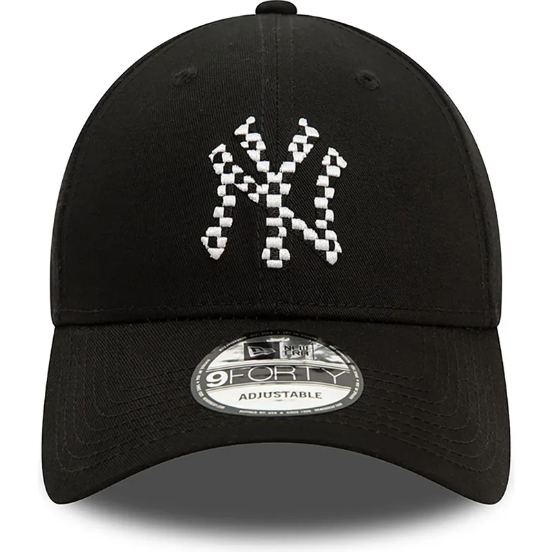 cap-kaareva-black-adjustable-strap-9forty-seasonal-infill-new-york-yankees-mlb-new-era cap-kaareva-black-adjustable-strap-9forty-seasonal-infill-new-york-yankees-mlb-new-era