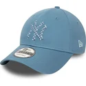 lippikset-kaareva-sininen-saadettava-nauha-9forty-seasonal-infill-new-york-yankees-mlb-new-era