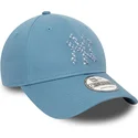 lippikset-kaareva-sininen-saadettava-nauha-9forty-seasonal-infill-new-york-yankees-mlb-new-era